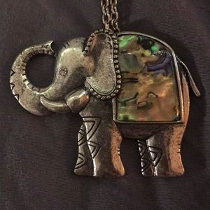 Long Elephant Necklace